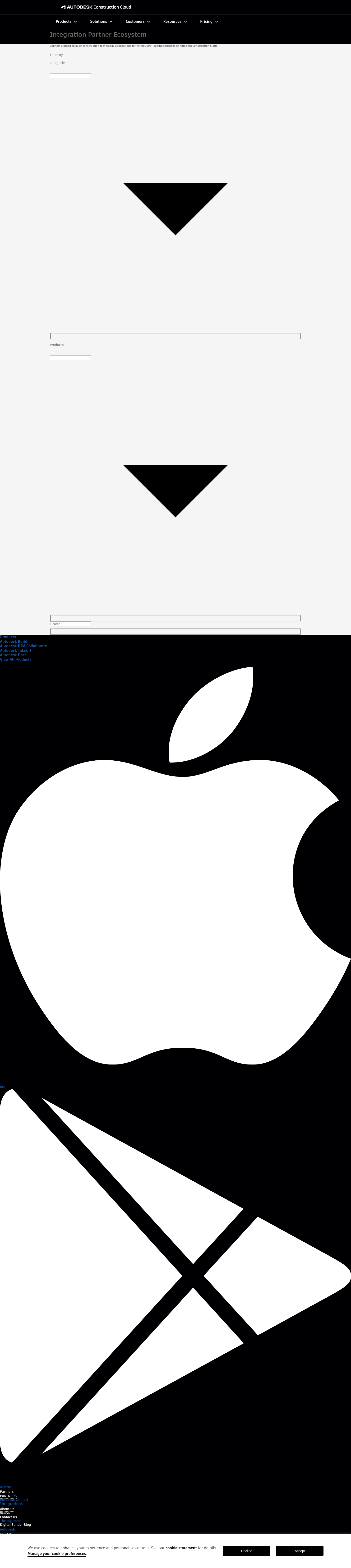 Integrations Autodesk Construction Cloud Autodesk